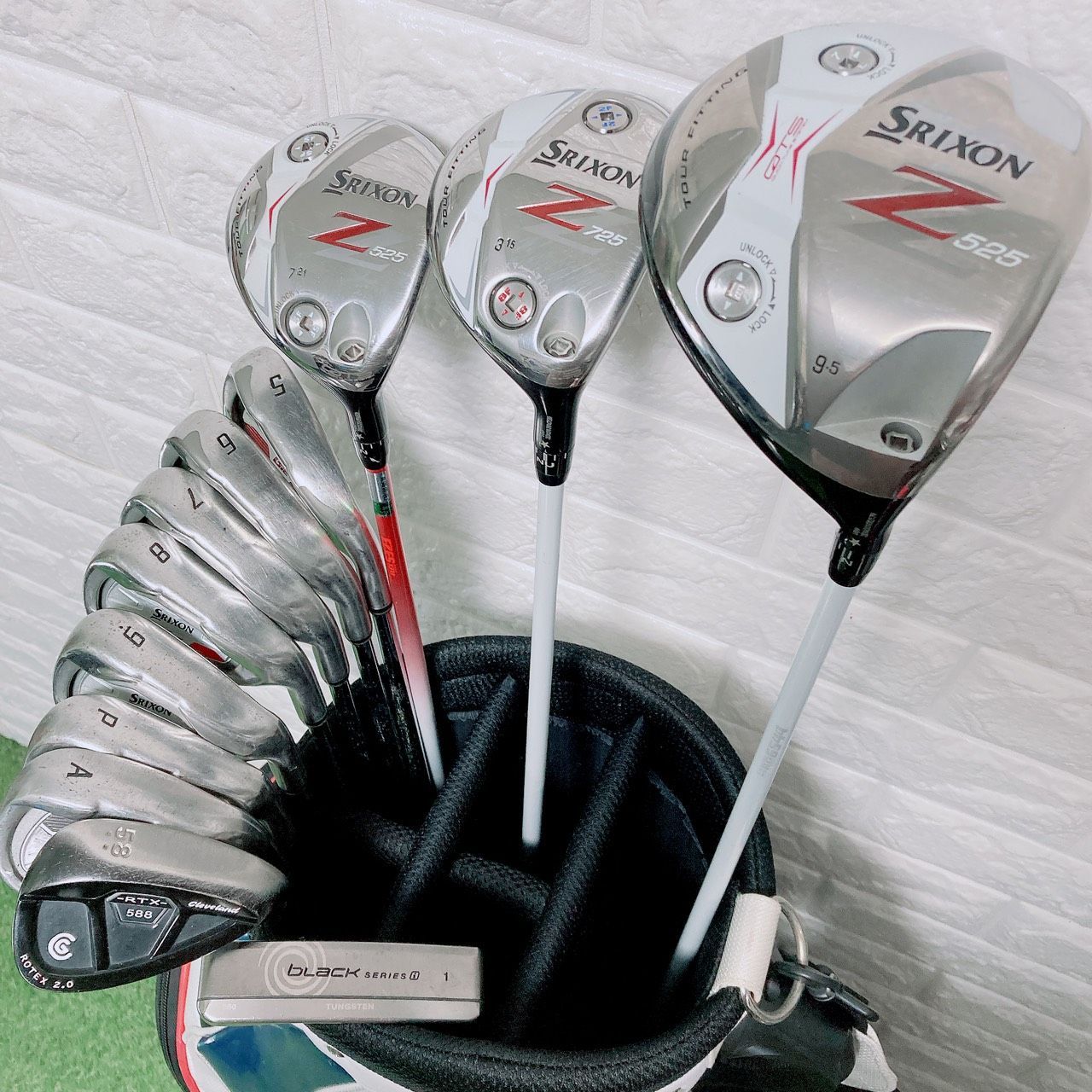 ゴルフクラブ メンズ セット SRIXON スリクソン Z525 Z725 GIE 12本 