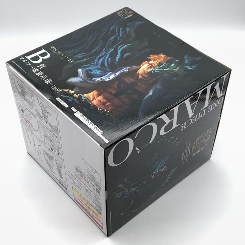 中古】支柱欠品)B賞 マルコ 魂豪示像 フィギュア ｢一番くじ ワンピース