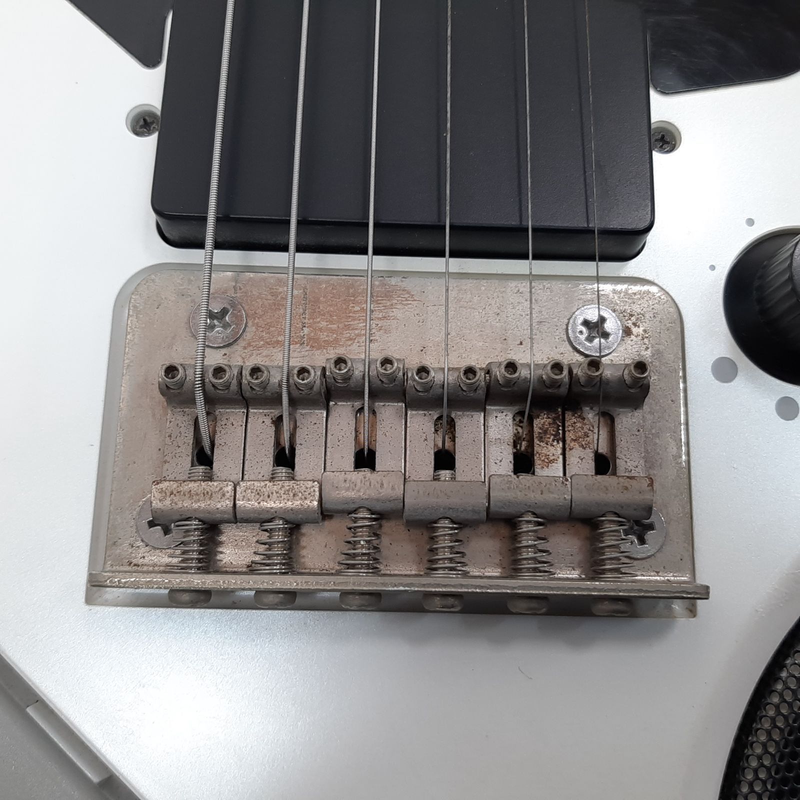 CASIO EG-5 エレキング アンプスピーカー内臓 エレキギター ホワイト