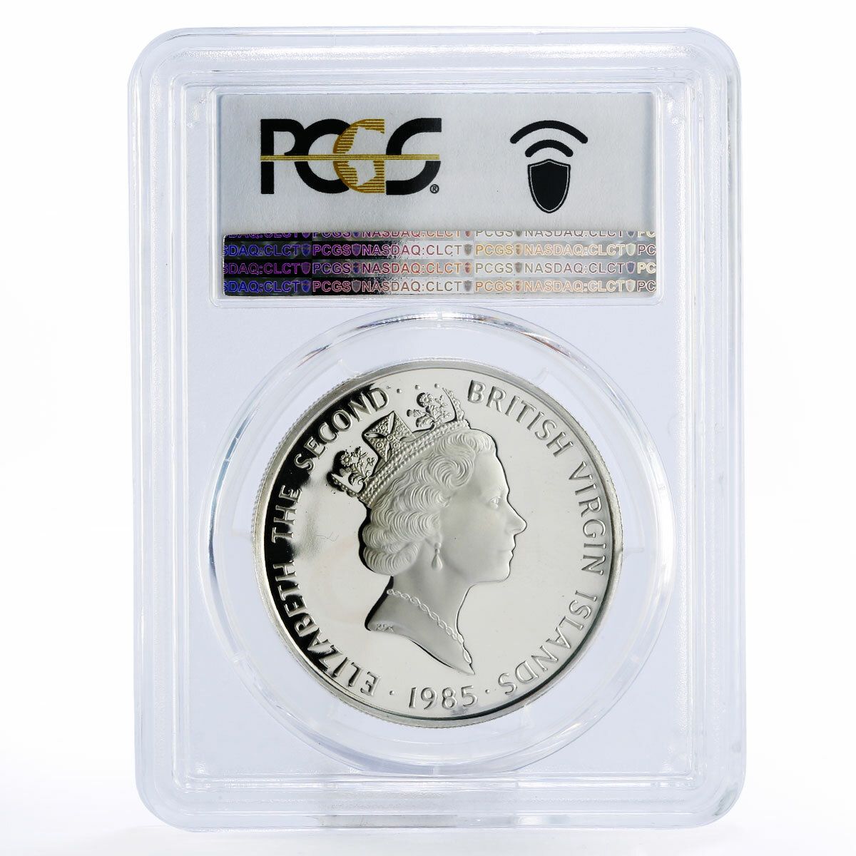 イギリス領ヴァージン諸島 20ドル アイボリーサンダイアル PR69 PCGS