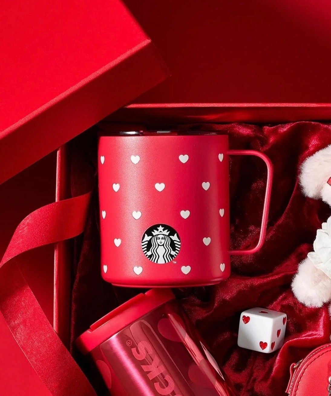 ◯ 韓国スタバ 26 VDAY SS Heartful MiiR Camp Cup Tumbler 355 ml