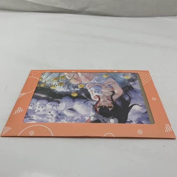 中古】大神ミオ ホロライブ 活動3周年記念グッズ 直筆サイン入ポスト