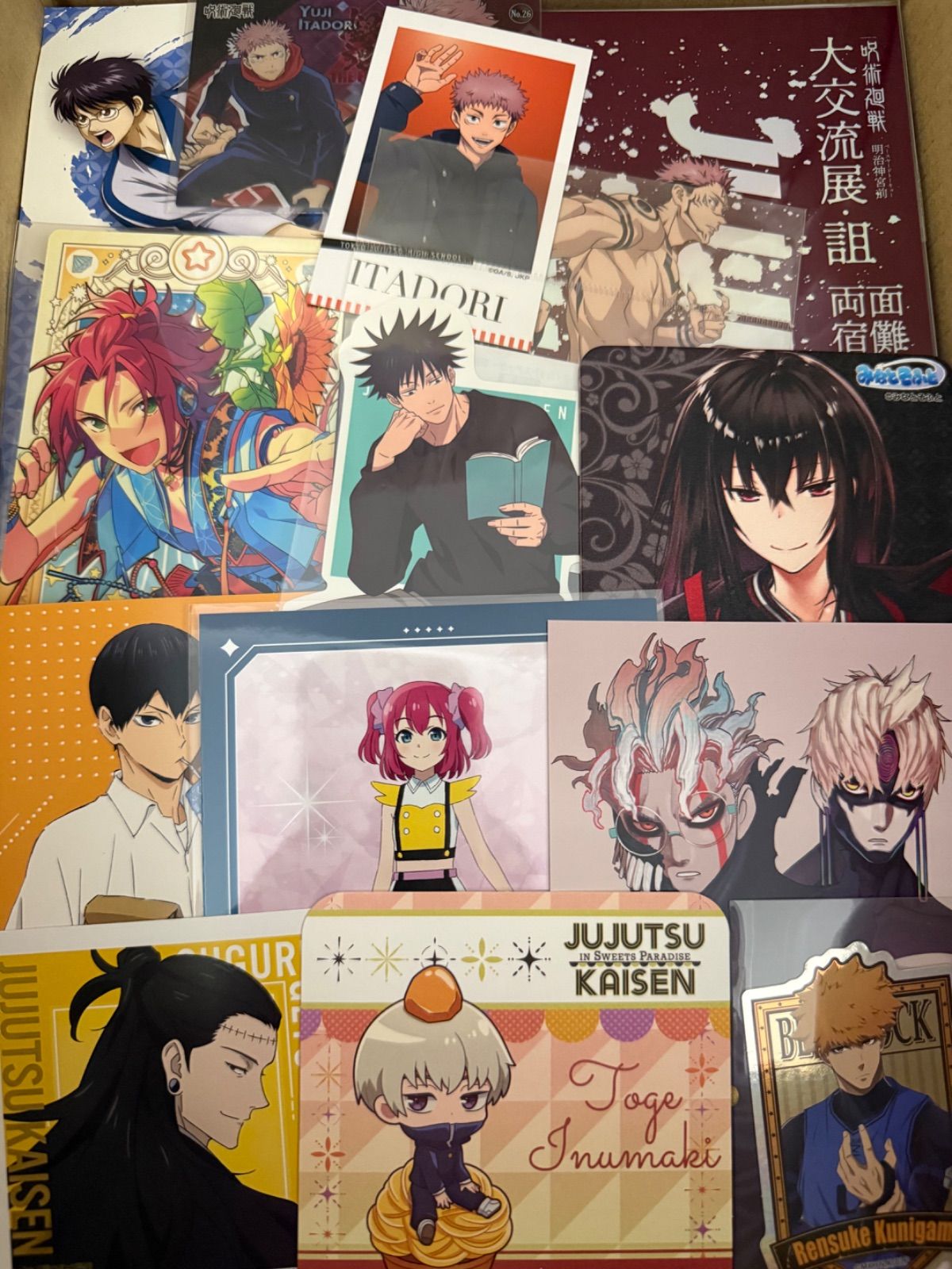 紙類 アニメ ゲーム まとめ売り 大量 コースター ポストカード カード