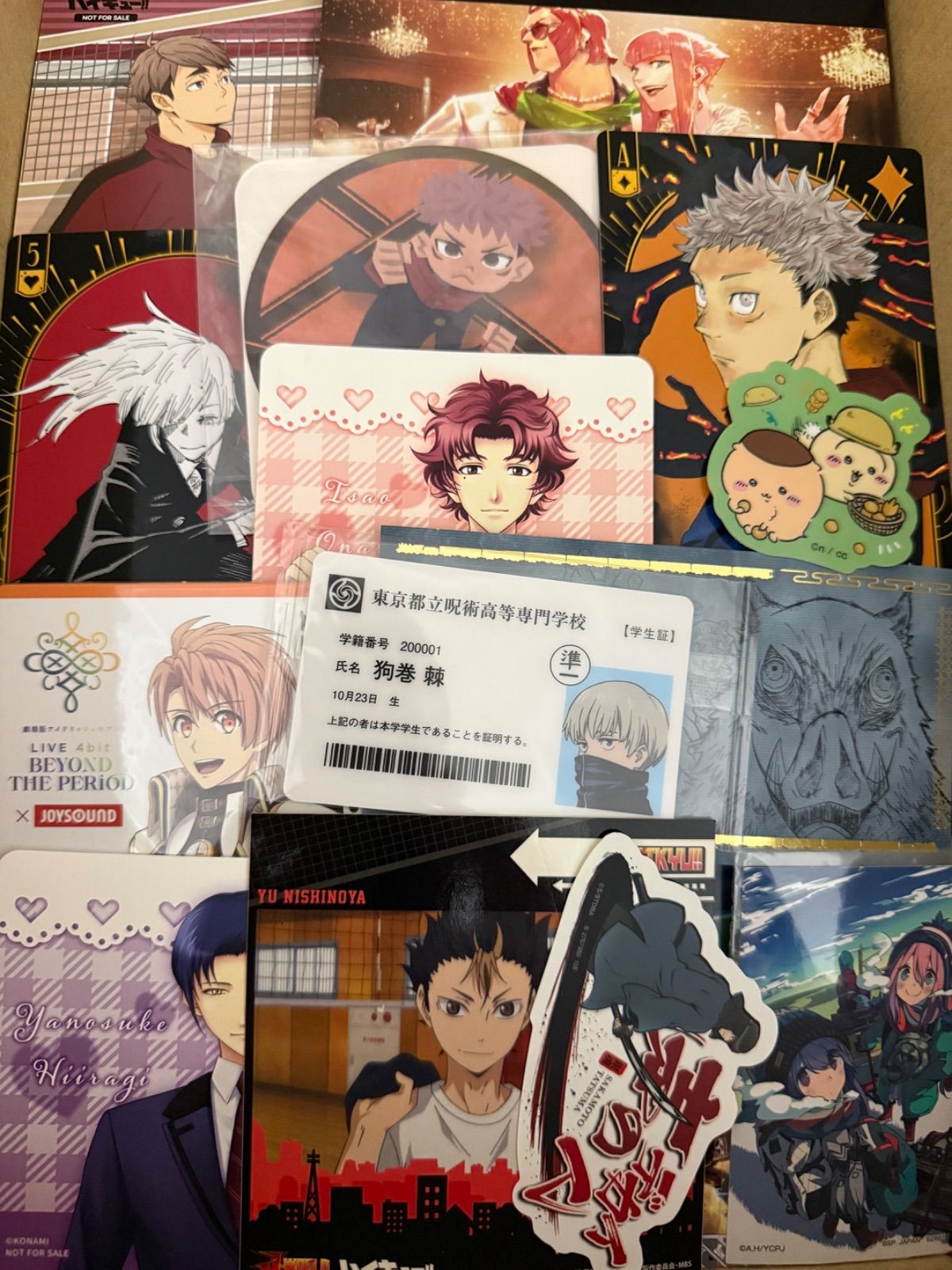 紙類 アニメ ゲーム まとめ売り 大量 コースター ポストカード カード