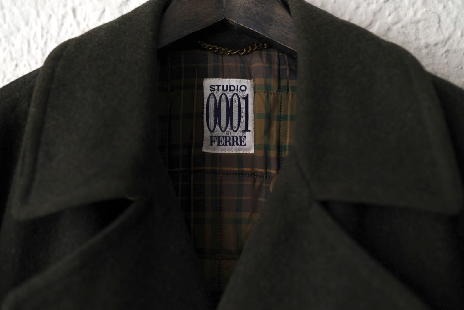 1980's STUDIO 0001 BY FERRE メルトンウールブルゾンジャケット