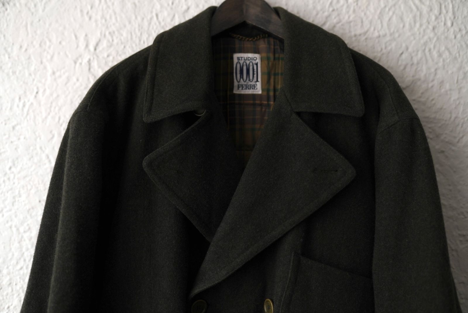 1980's STUDIO 0001 BY FERRE メルトンウールブルゾンジャケット