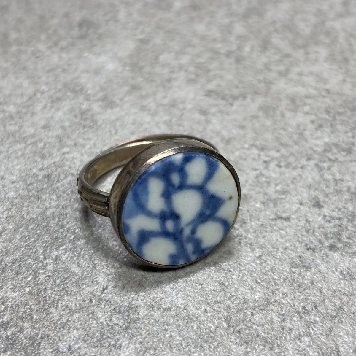 ヴィンテージ ハンドメイド リング 景徳鎮 セラミック - メルカリ