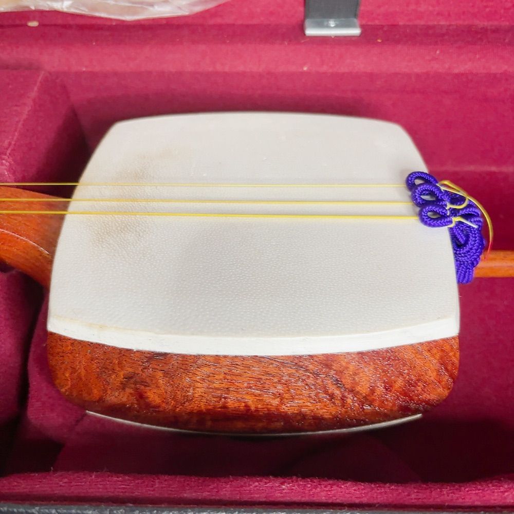 津軽三味線 三味線セット ケース付き 和楽器 伝統楽器 入門用 練習用