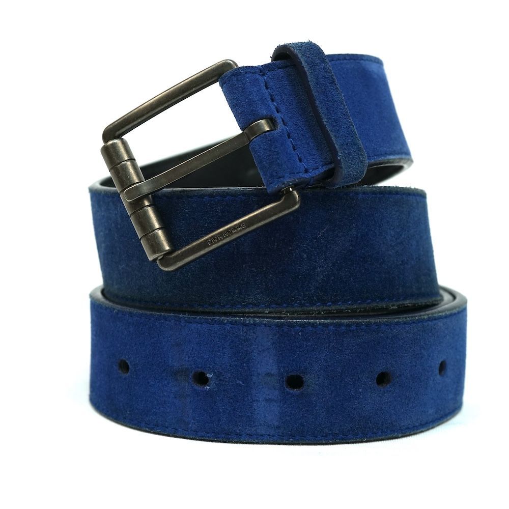 DIOR HOMME ディオールオム Dバックル スエード ベルト 30mm 95サイズ