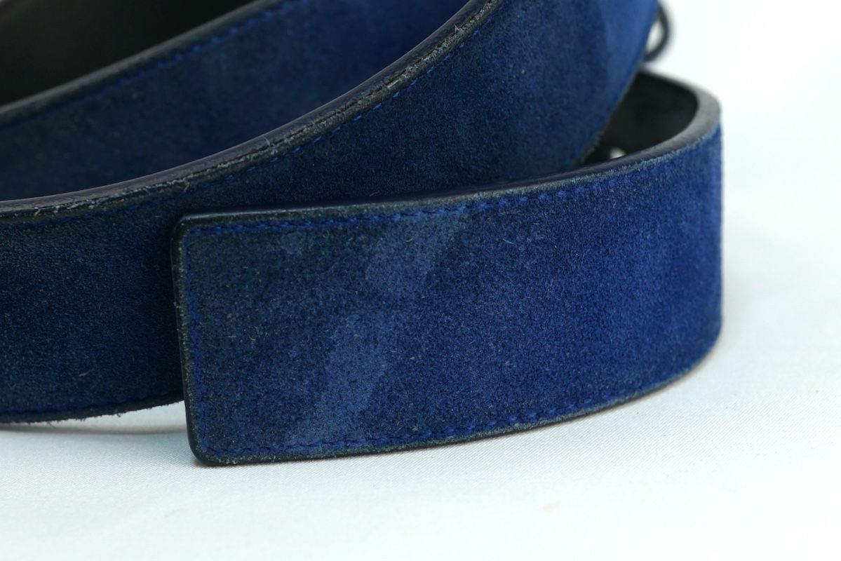 DIOR HOMME ディオールオム Dバックル スエード ベルト 30mm 95サイズ