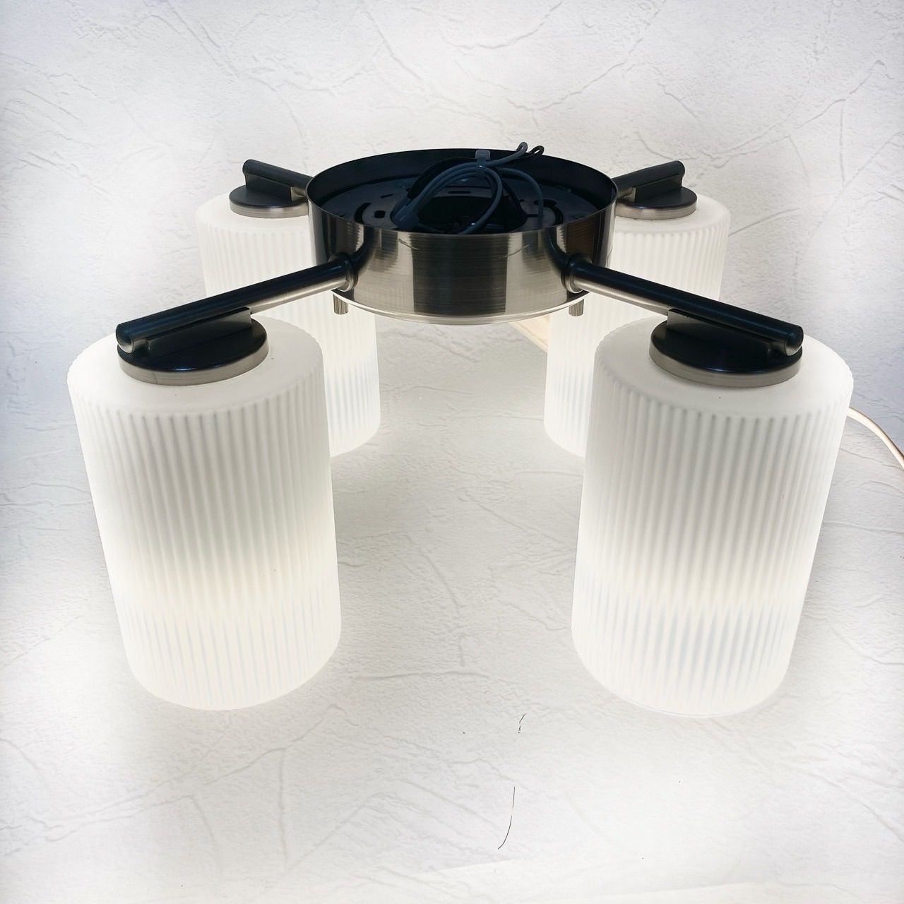 オーデリック 四灯 シーリングライト OC006656L ガラス×メタリック