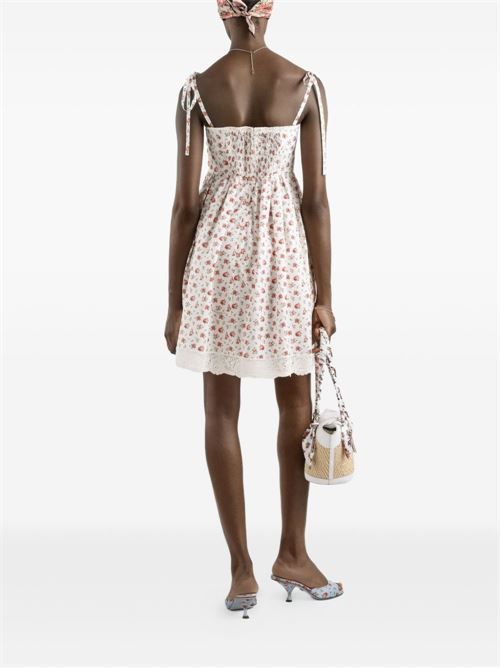 ドルチェ＆ガッバーナ ローズプリントショートドレス 送料無料 - メルカリ