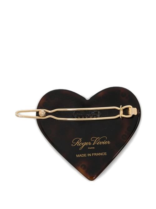 ROGER VIVIER ハート ヘアクリップ 送料無料 - メルカリ