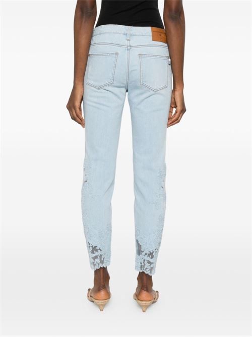 ERMANNO SCERVINO 刺繍デニムジーンズ 送料無料 - メルカリ