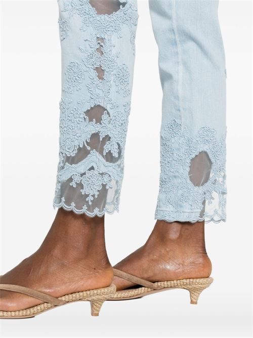 ERMANNO SCERVINO 刺繍デニムジーンズ 送料無料 - メルカリ