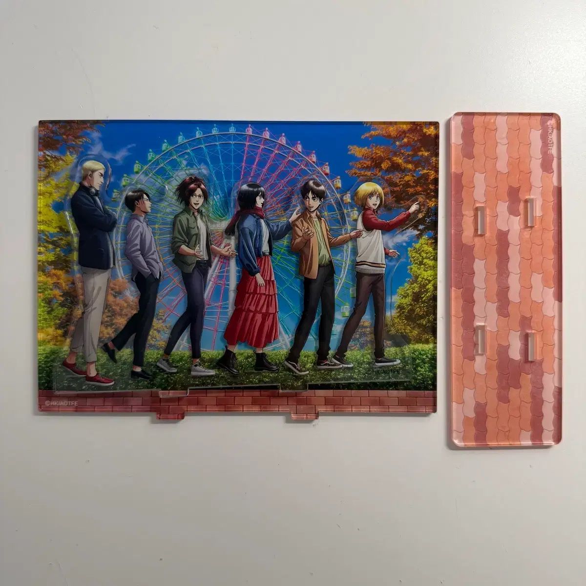 進撃の巨人 大阪 ĦFIVE コラボ アクリル ミカサ エレン リヴァイ ハンジ エルヴィン 口コミグッズ その他 