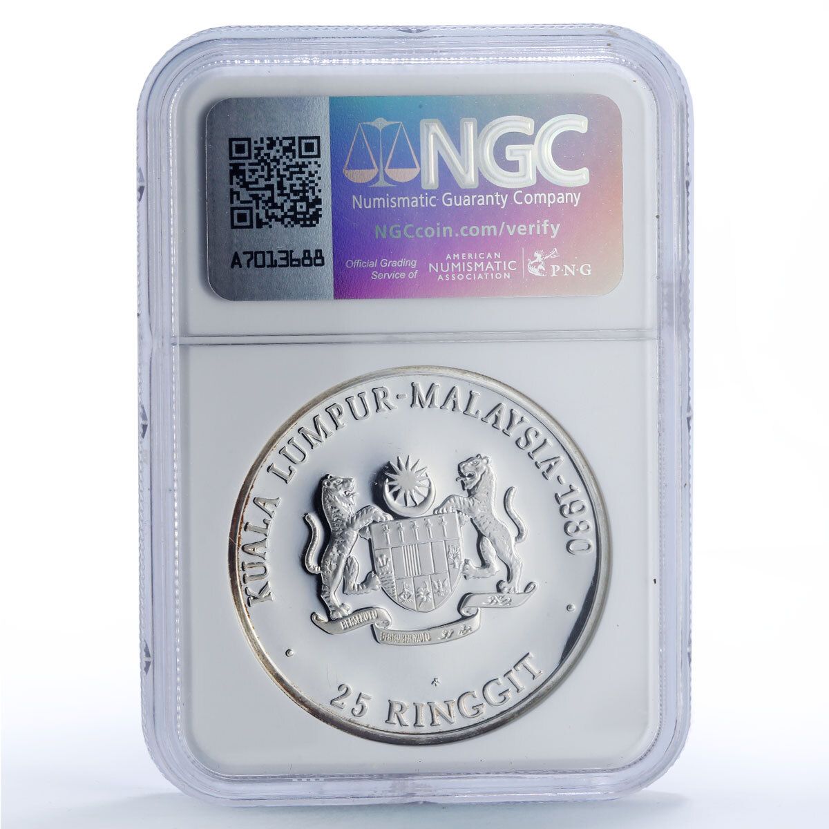 マレーシア 25リンギット 第9回東南アジア競技大会 地図 スポーツ PF69