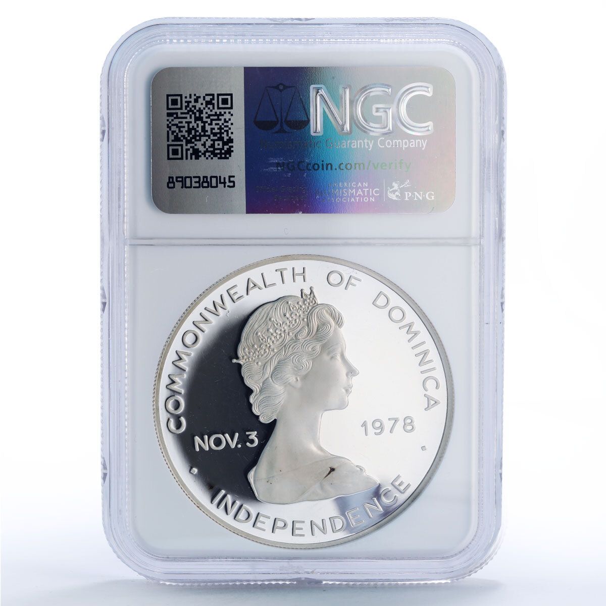 ドミニカ 20ドル イスラエル エジプト 平和条約 歴史 PF63 NGC 銀貨