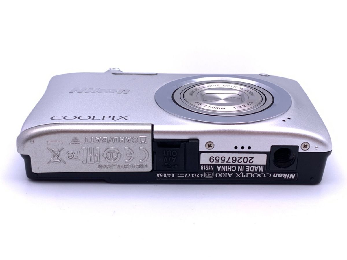 中古】 【並品】 ニコン COOLPIX A100 シルバー - メルカリ