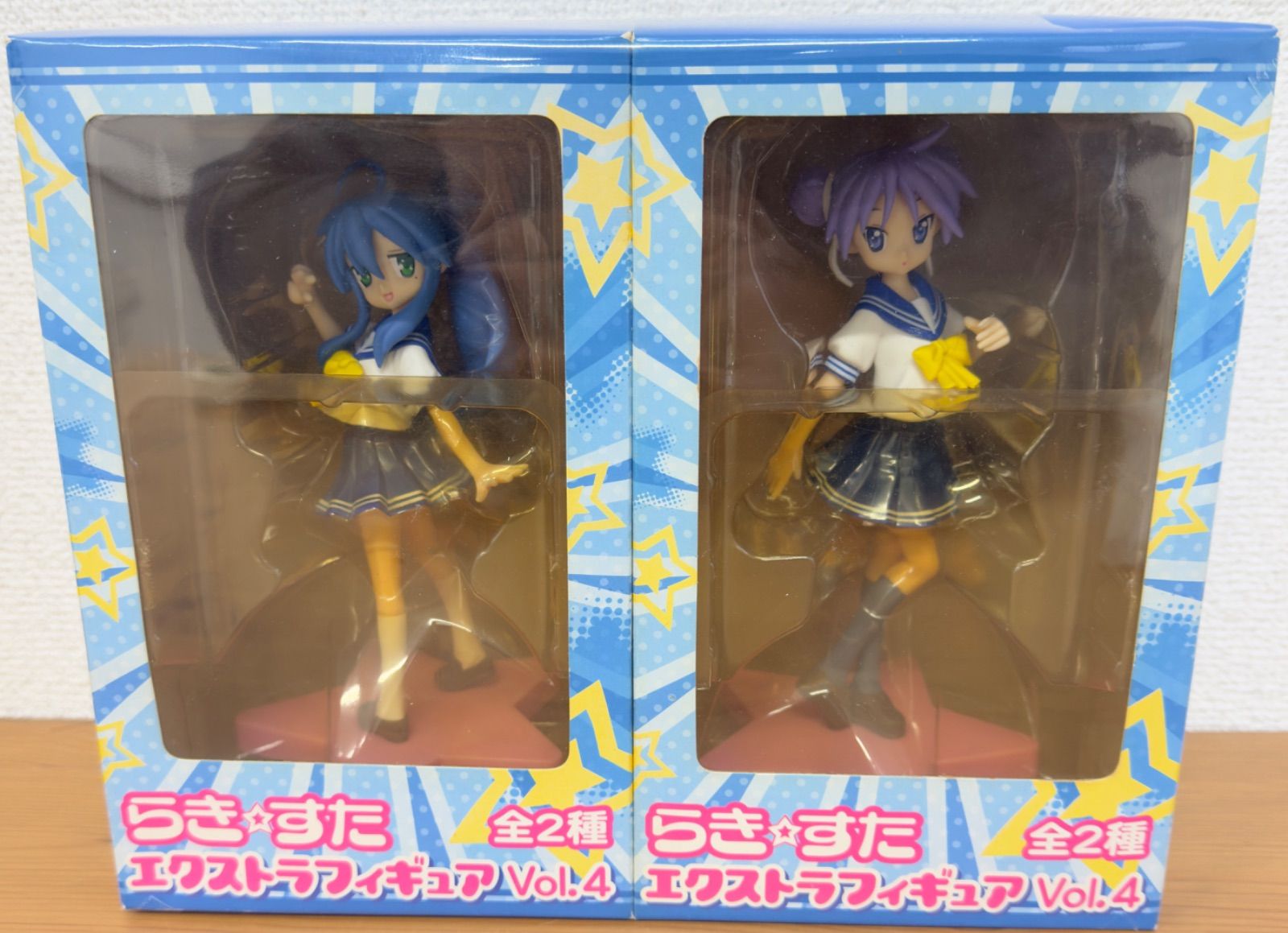 全2種セット】らき☆すた エクストラフィギュア Vol.4 泉こなた＆柊