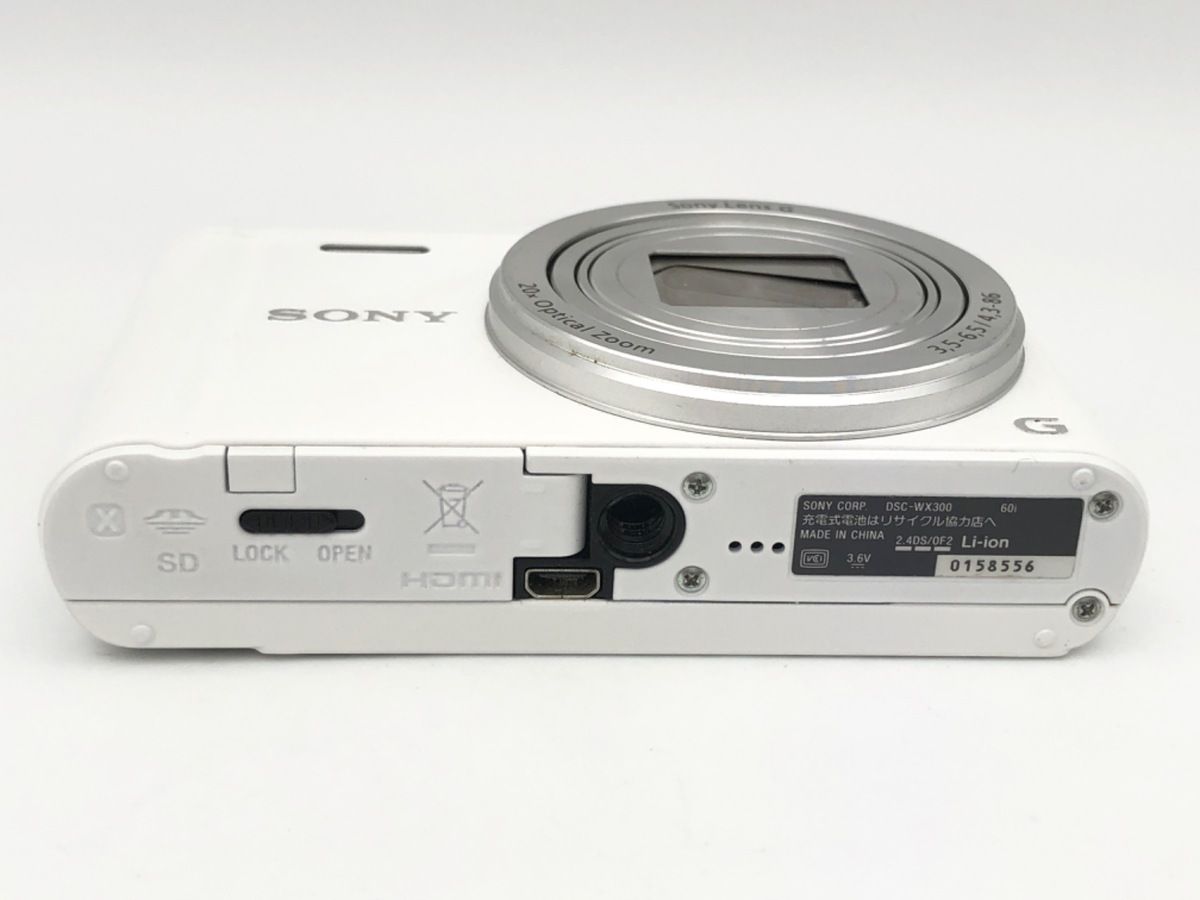 中古】 【並品】 ソニー Cyber-shot DSC-WX300 W ホワイト - メルカリ