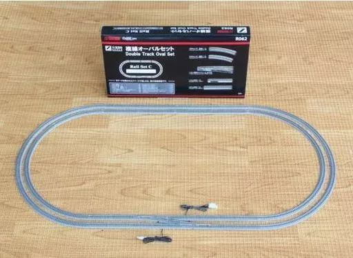 【中古】鉄道模型 Zゲージ 1/220 レールセットC 複線オーバルセット [R062]