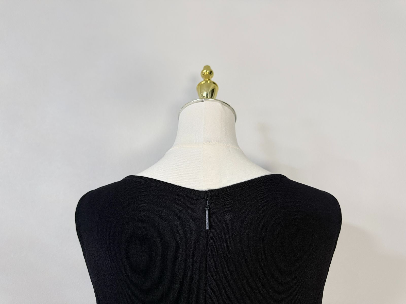 極美品Rene/ ルネ ニットワンピース 36 ネイビー アセテートBLEND