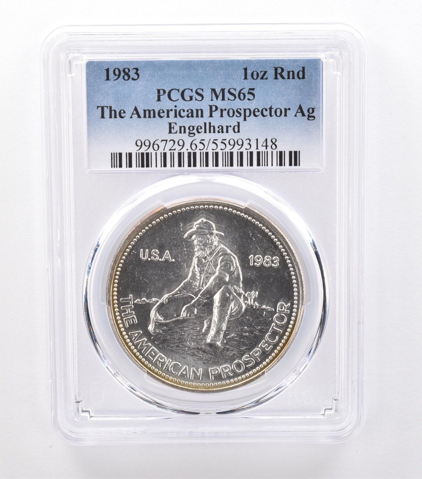 1983年 エンゲルハード アメリカン プロスペクター 1オンス シルバー
