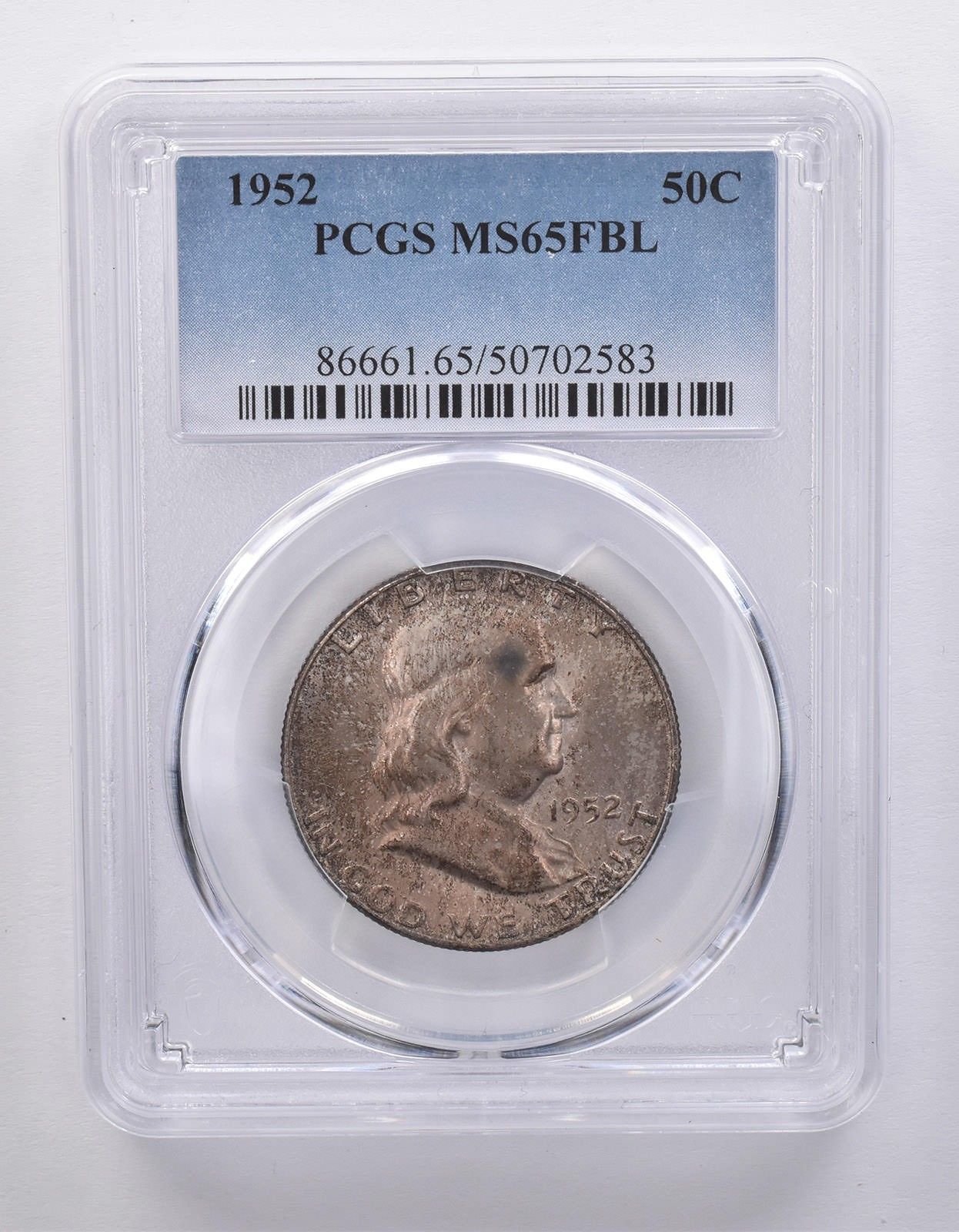 1952年 フランクリン ハーフダラー MS65 FBL PCGS 美品 T *7202 - メルカリ