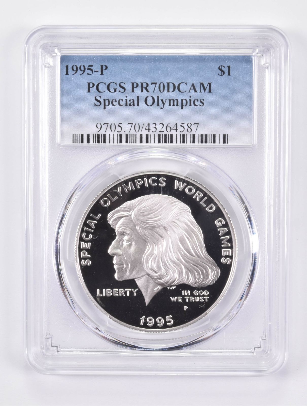PR70 1995-P DCAM スペシャルオリンピックス記念銀貨 PCGS - メルカリ