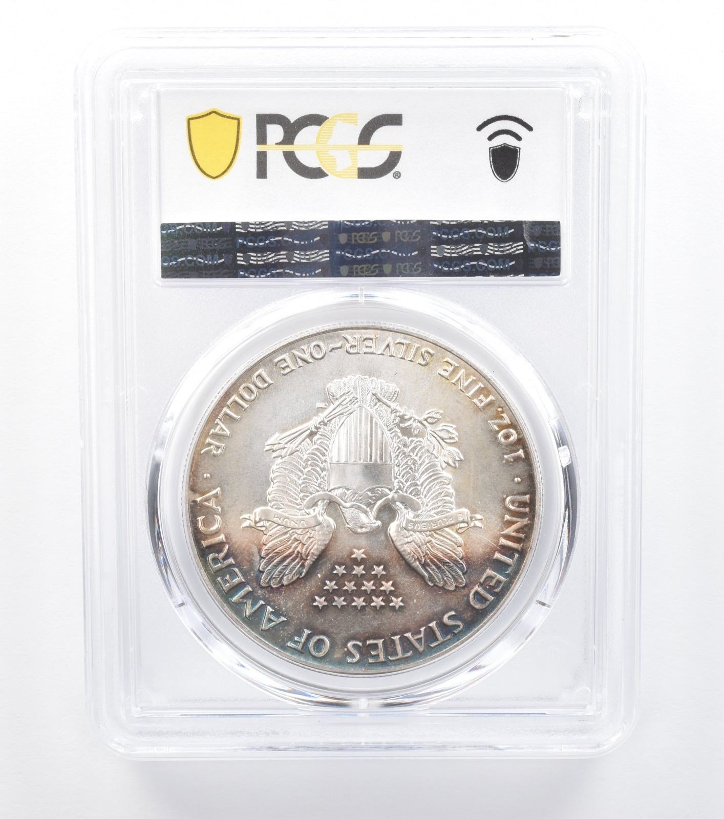 1986年 アメリカン シルバー イーグル MS68 PCGS 下半分 T *7726