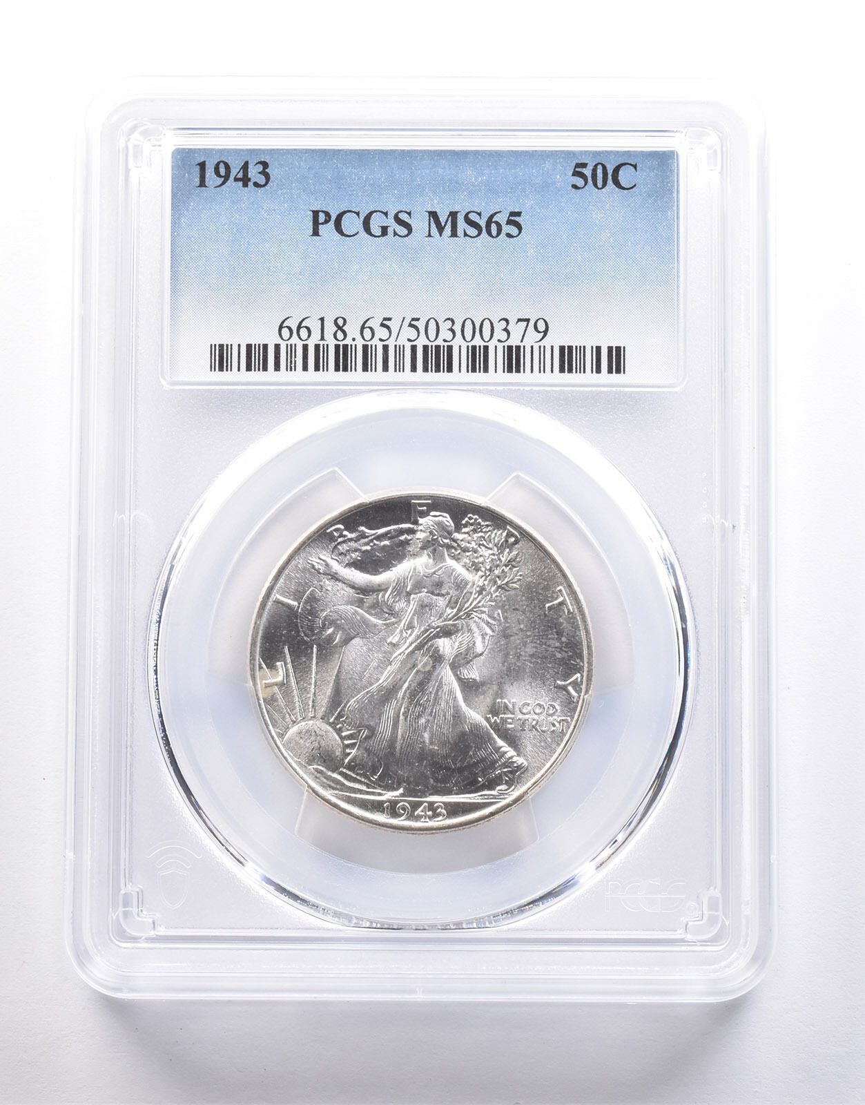 ウォーキングリバティ ハーフダラー銀貨 1943年ウォーキング・リバティ・ハーフダラー MS65 PCGS *6681 - メルカリ