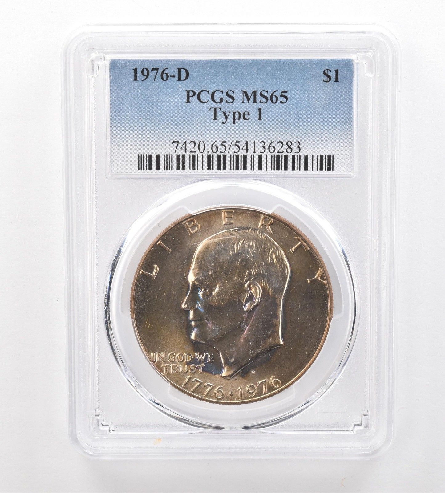 1976-D アイゼンハワー $1 タイプ 1 MS65 PCGS 美しい T *7434 - メルカリ