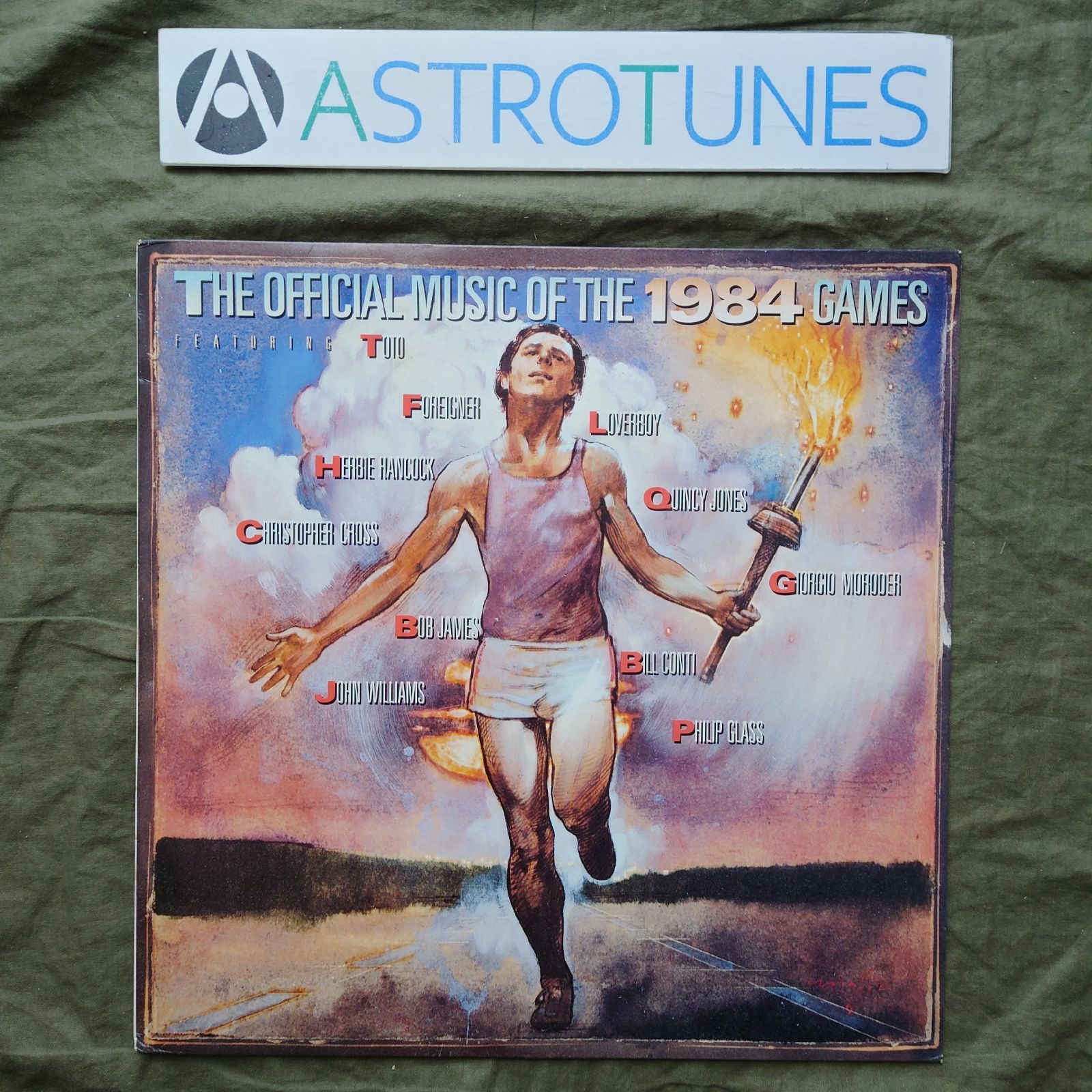 良盤 良ジャケ 1984年 オランダ盤 V.A. LPレコード The Official Music