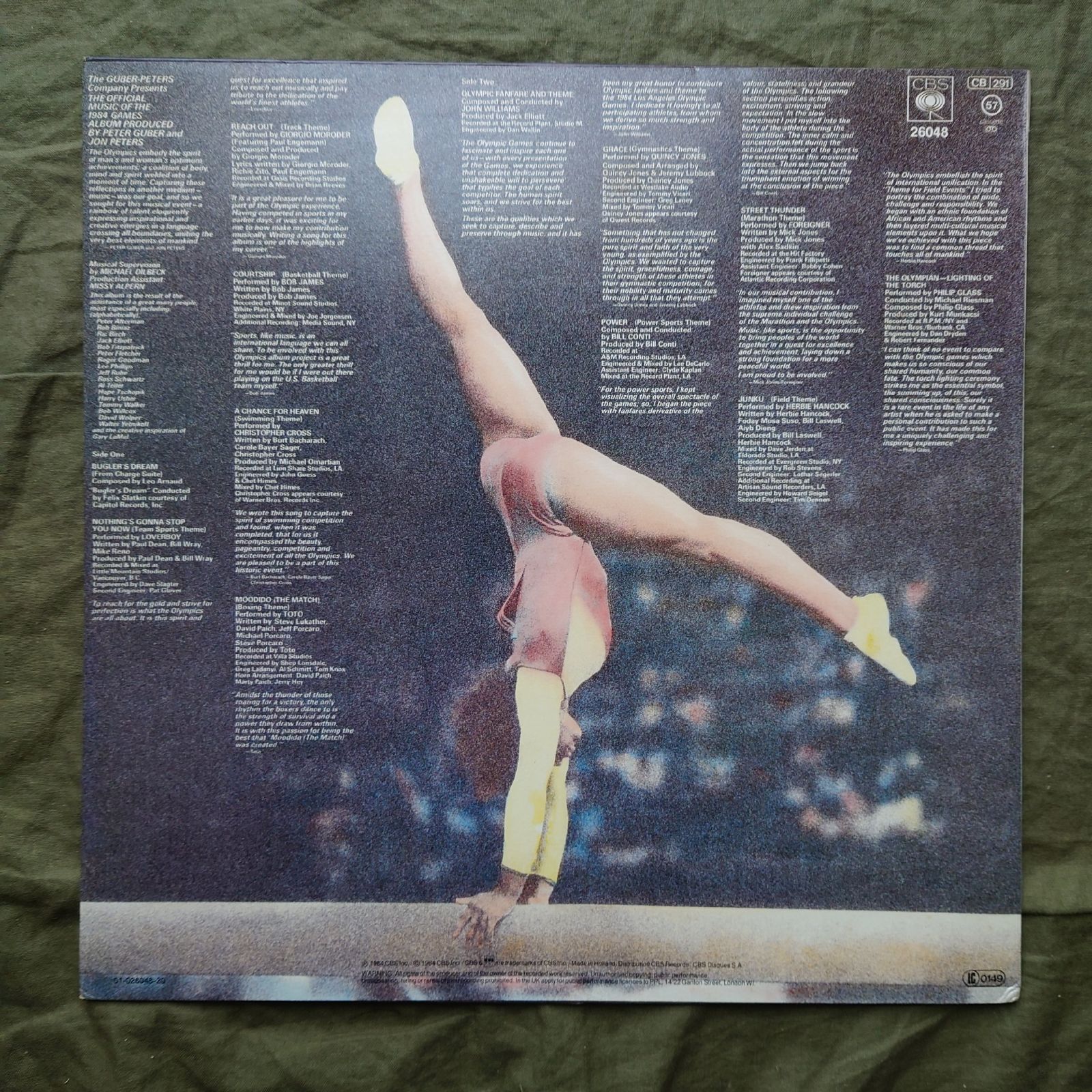 良盤 良ジャケ 1984年 オランダ盤 V.A. LPレコード The Official Music