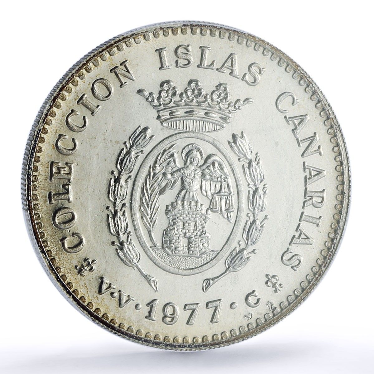 ⭐️【PCGS PR67CAM】1989-M スペイン 2000P銀貨 ⭐️【PCGS PR67CAM