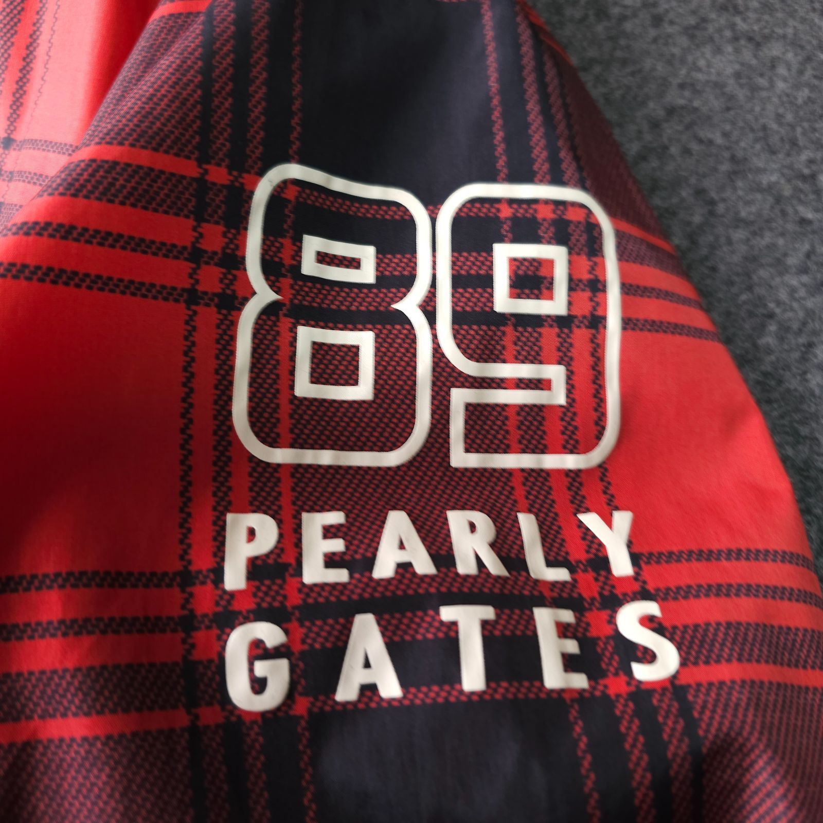 PEARLY GATES】パーリーゲイツ 3WAY チェック ボア素材ベスト ナイロン