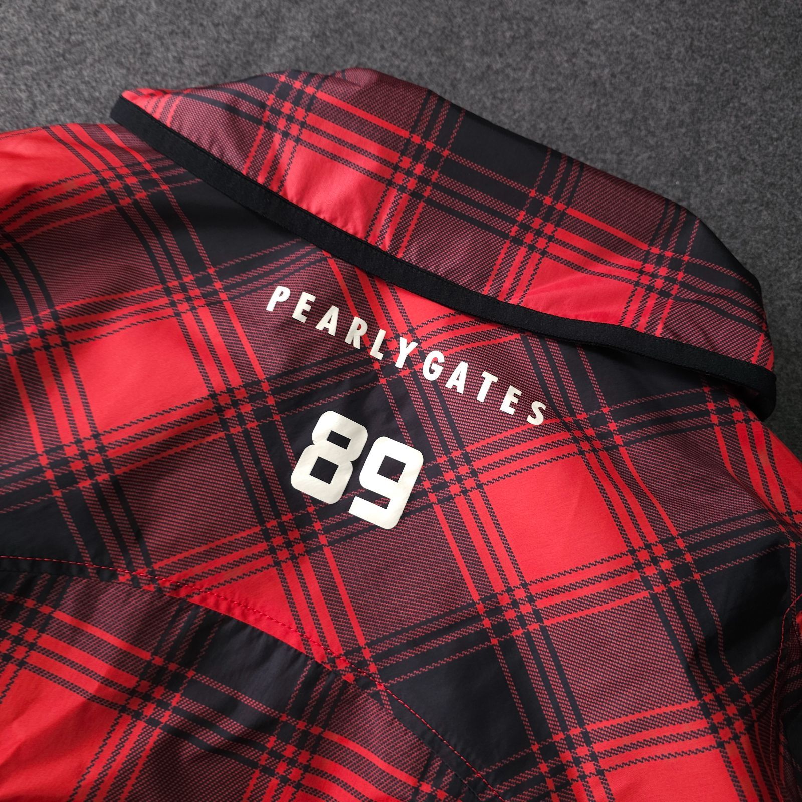 PEARLY GATES】パーリーゲイツ 3WAY チェック ボア素材ベスト ナイロン