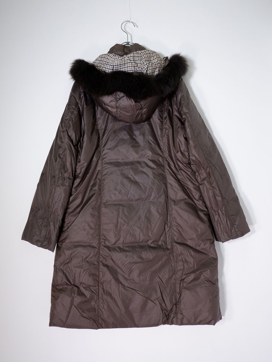 Aquascutumアクアスキュータム 裏地ガンクラブチェック フォックス