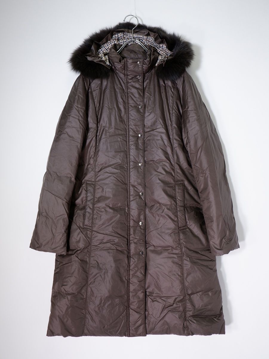 Aquascutumアクアスキュータム 裏地ガンクラブチェック フォックス