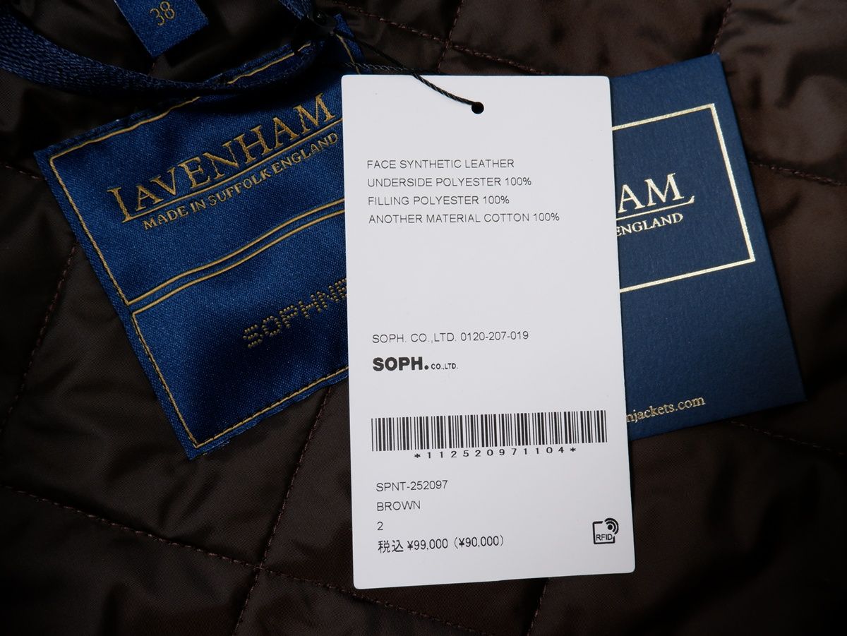 SOPHNET.ソフネット 2025AW SOPH.TOKYO26周年 LAVENHAM BRUNDON