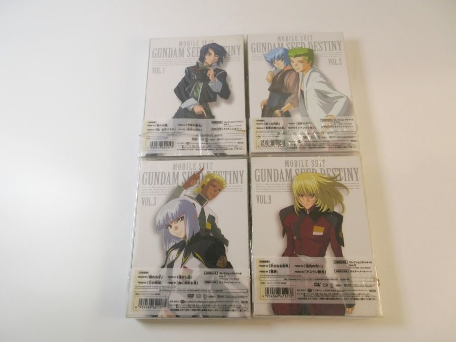 機動戦士ガンダムSEED DESTINY 初回限定版 特典付 DVD まとめて4本