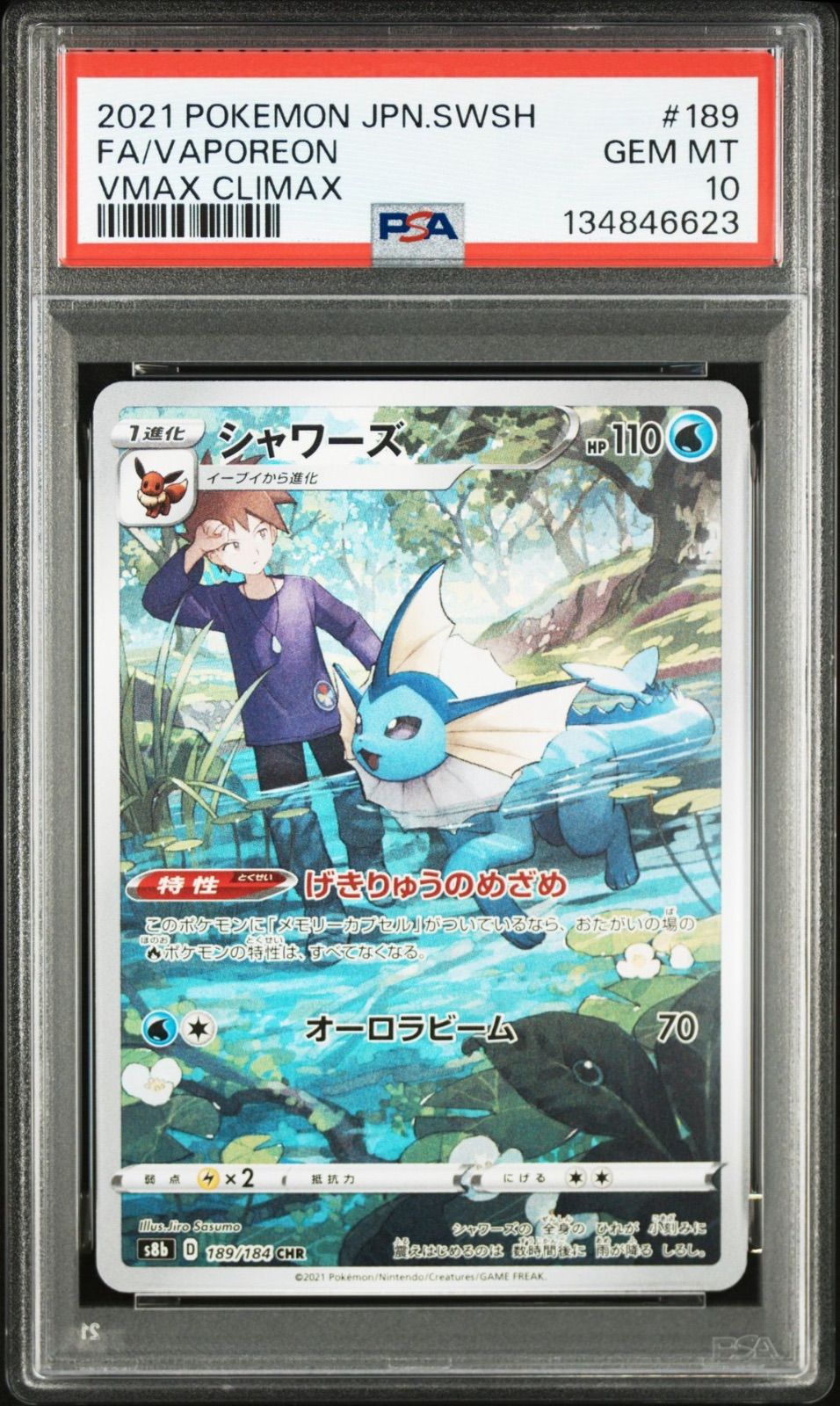 ブイズ chr PSA 10 4枚セット PSA10連番】 工場 イーブイ CHR 4枚セット ポケモンカード ブイズ CHR