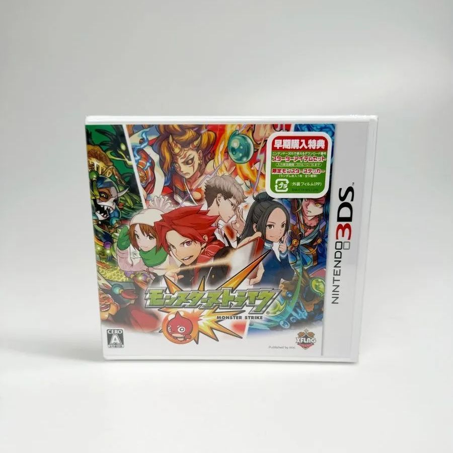 □新品未使用□ ニンテンドー3DS モンスターストライク ソフト 早期