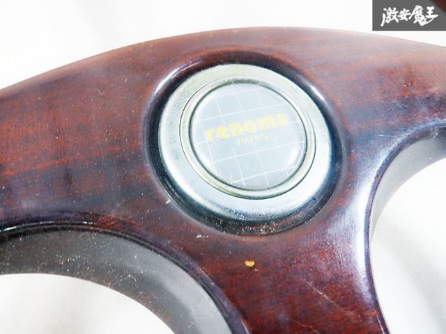 当時もの☆希少!!】renoma レノマ ウッドハンドル ステアリング