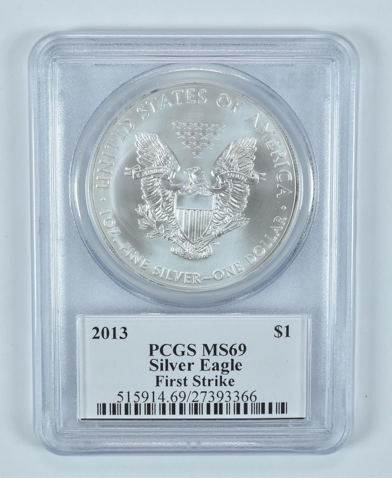 2013年 アメリカン シルバー イーグル ファースト ストライク