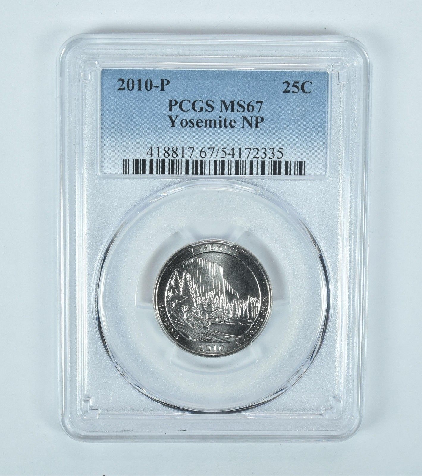 2010-P ワシントン クォーター ATB ヨセミテ MS67 PCGS - メルカリ