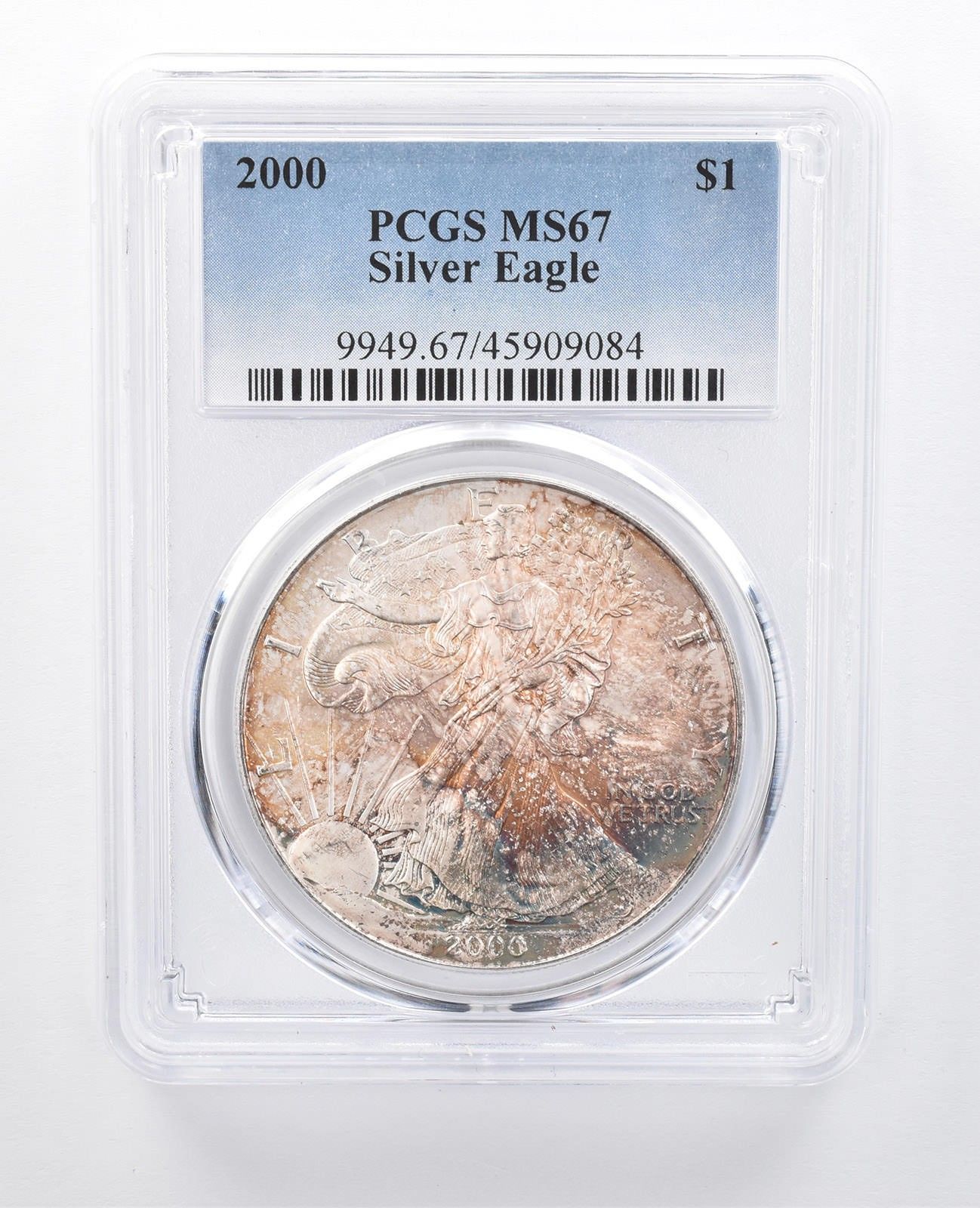 ゆ*み様 1987年 CAC MS67 シルバーイーグル MS67 1987年 アメリカン