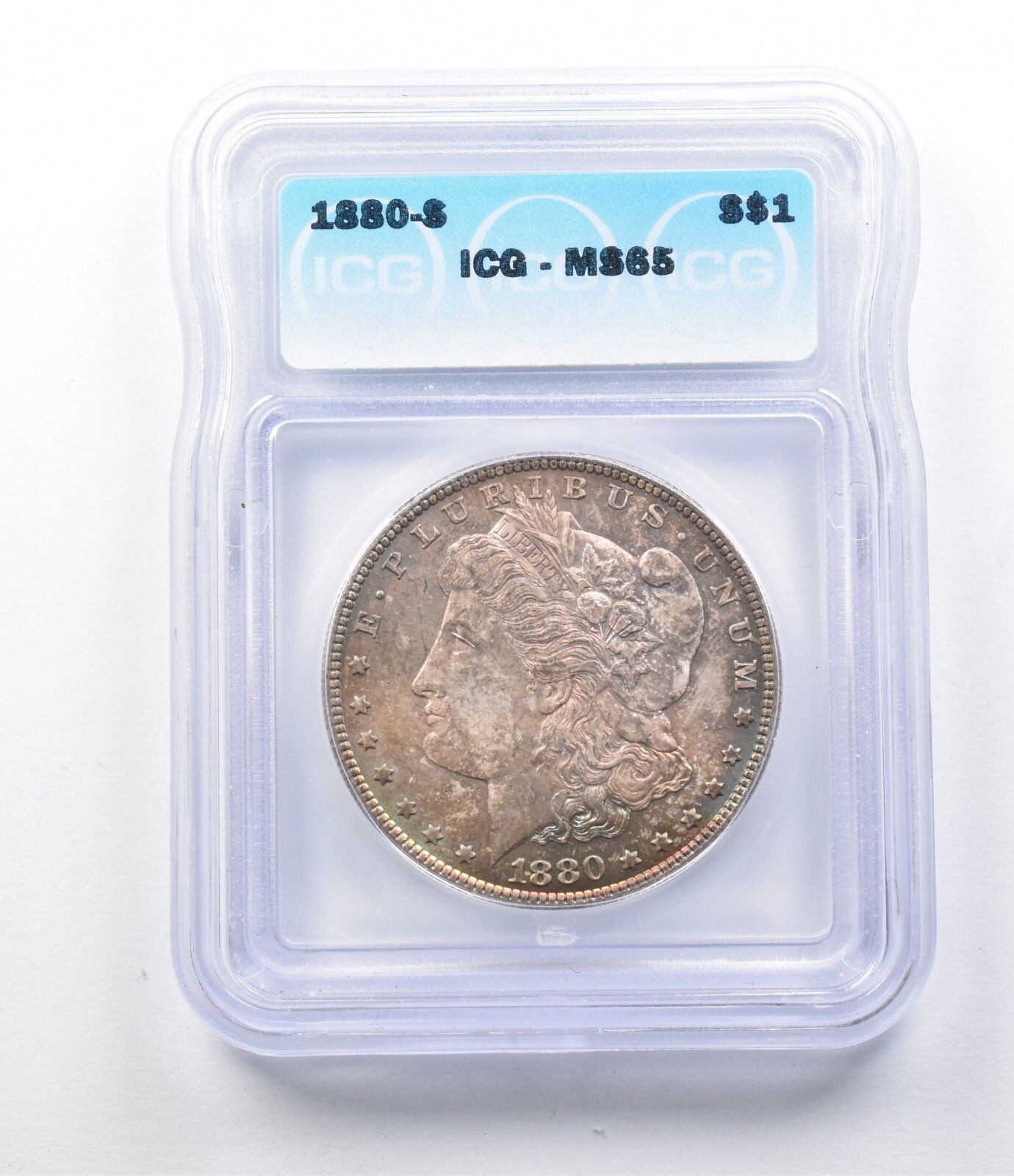 MS65 1880-S モルガン銀貨 PCGS 美しいTd *5682 - メルカリ