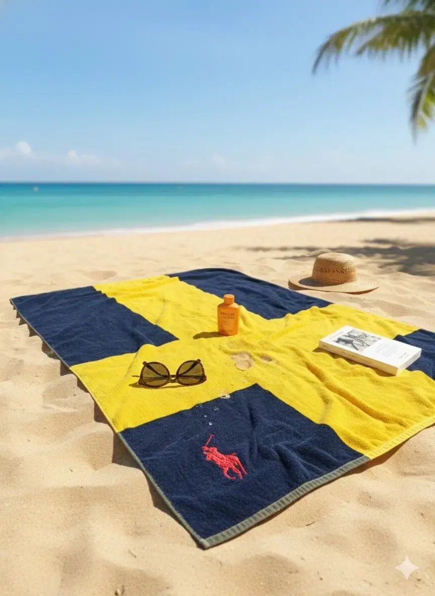 正規品 ポロ ラルフローレン クラシック ストライプ ビーチ タオル